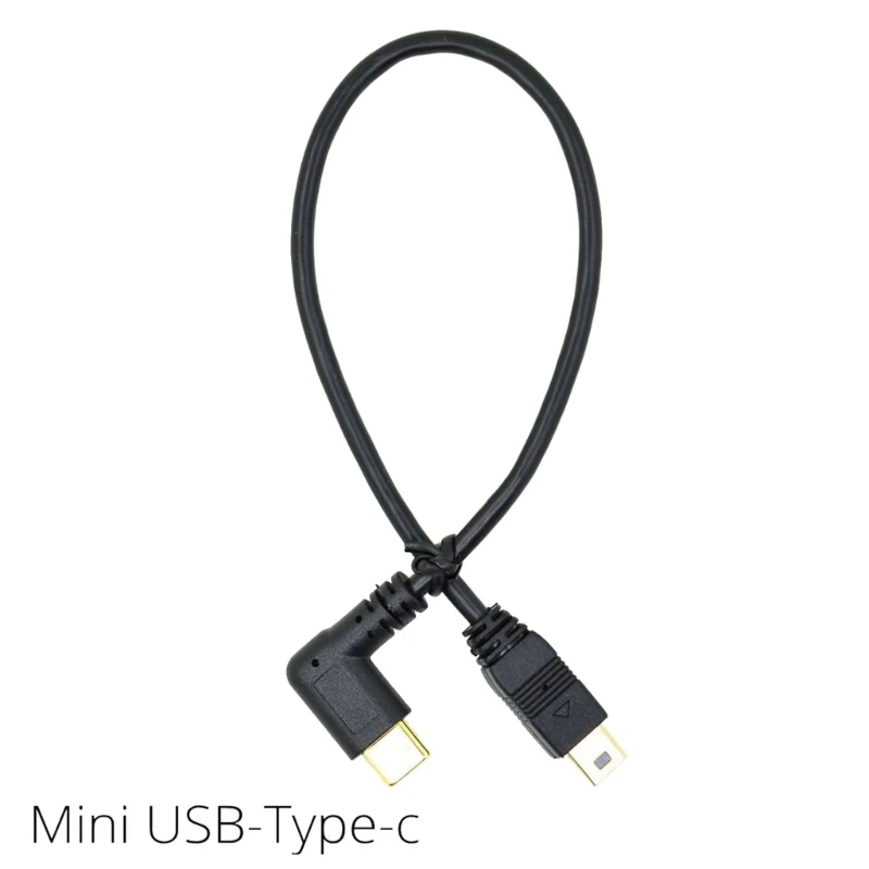 미니 USB - C형 어댑터 OTG 기능 케이블 90도 USB 3.1 C형 남성
