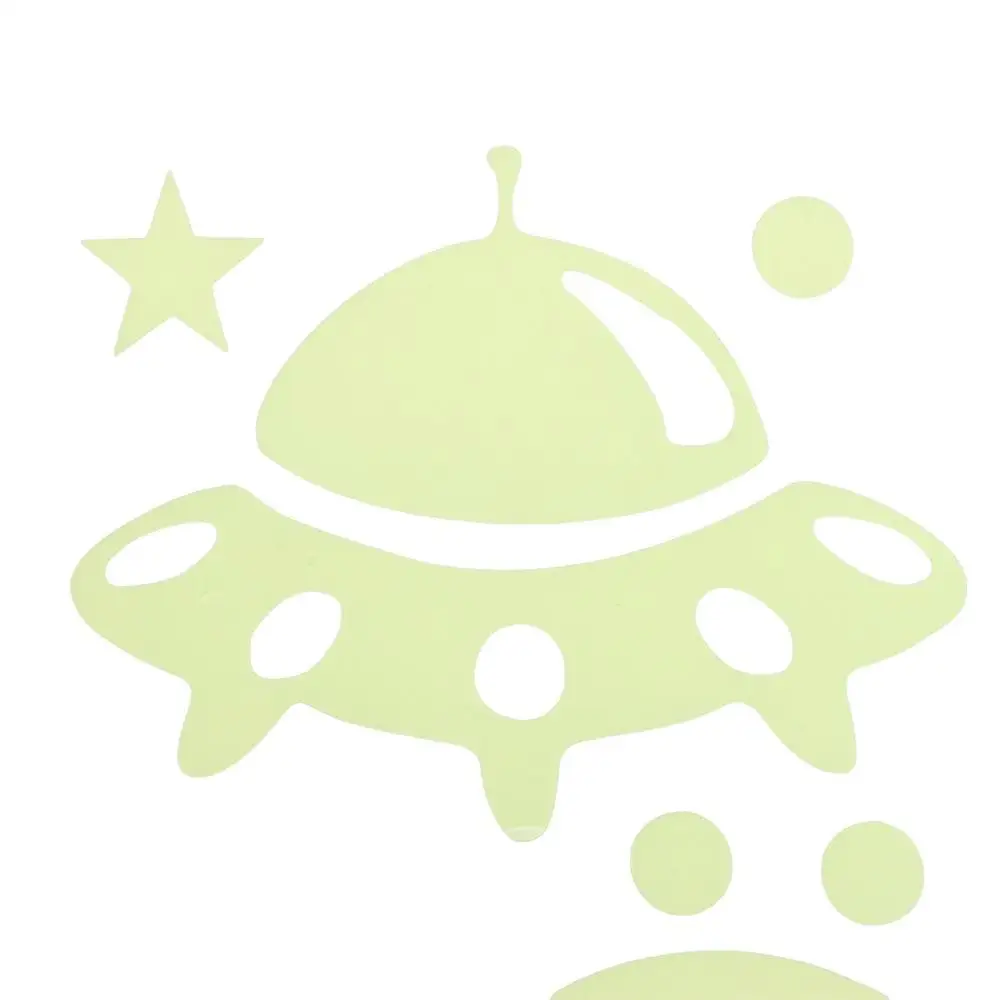 Green Glow in The Dark Stars New PVC Moon Wall Stickers for Bedroom Star Astronaut Nighttime Starry Sky Wall Decal Room luminous wall stickers