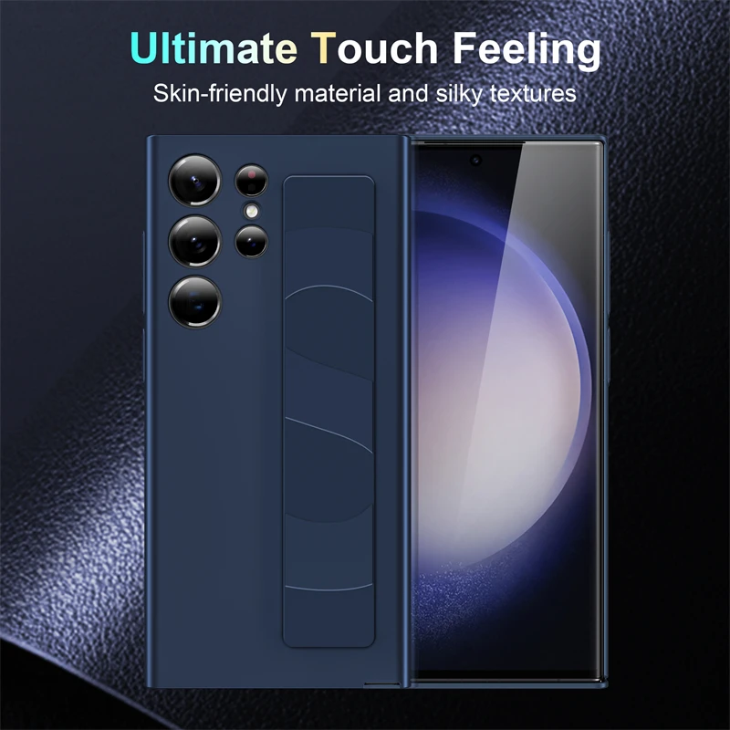 Luxury Skin-Friendly Hard Wristband Elastic Strap Shockproof Back Cover