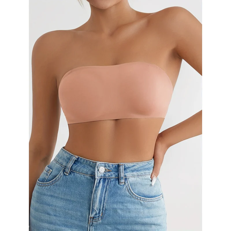 Seamless Wireless strapless bra for women, comfortable push-up bra