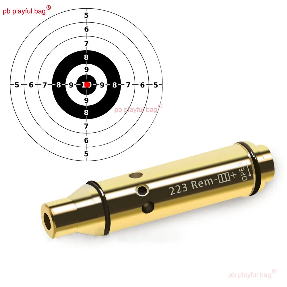 Tactical Red Laser Bore Sighter For 223REM Outdoor sports Training 2MW Laser Bullet Adult Leisure Game Toy Accessories QG534 6