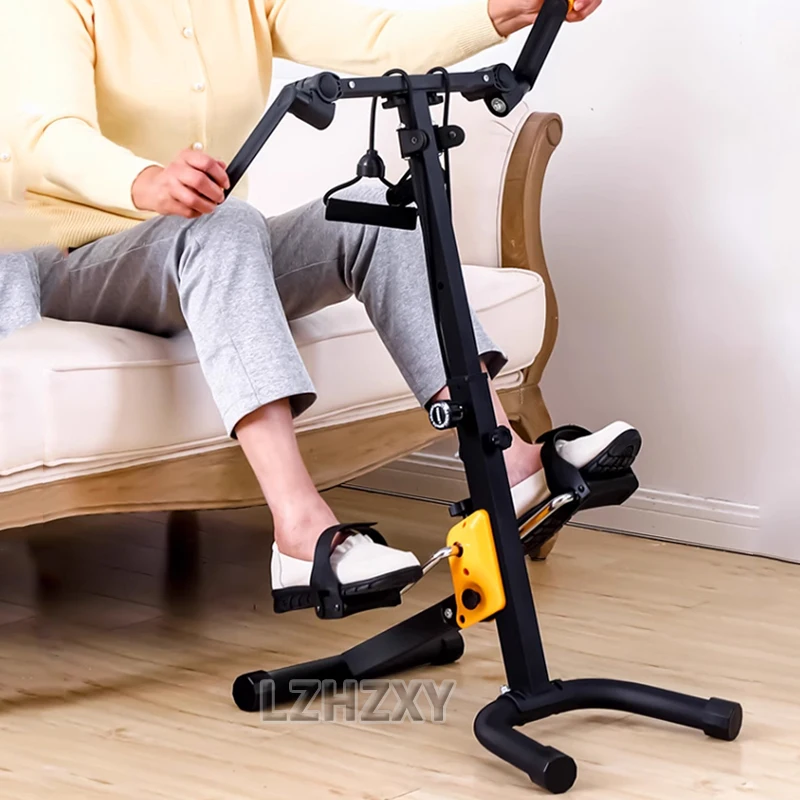 Indoor Mini Fitness Exercise Bike Treadmill Vertical Rehabilitation Bicycle Handrail Cycling Stepper Leg Pedal Trainer indoor exercise bike