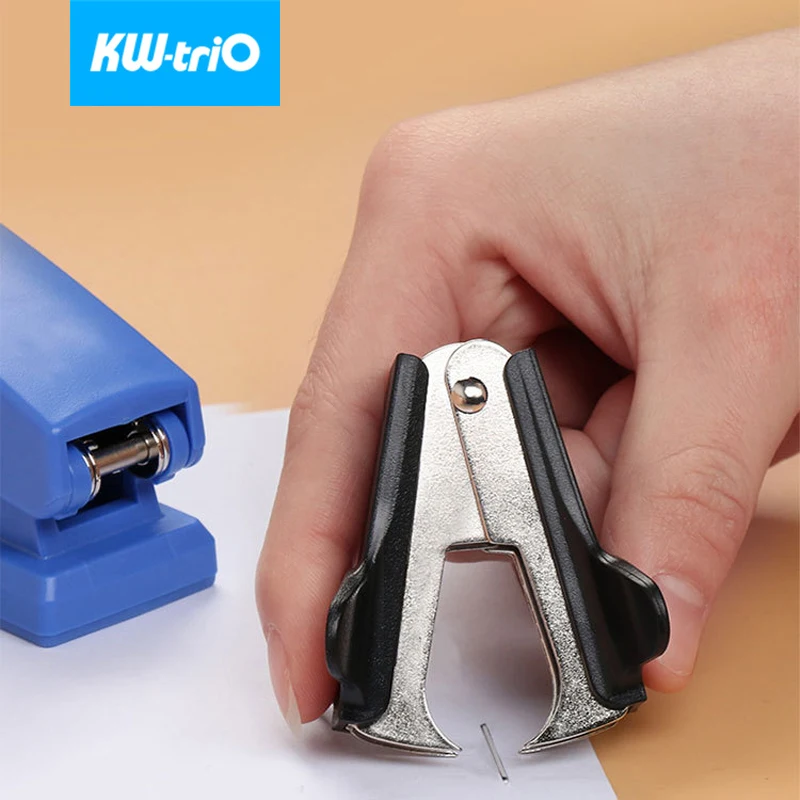 

KW-TRIO Mini Staple Remover For School and Office Paper Files Posters Greeting cards Staple Remover Nail Puller Office Gadgets