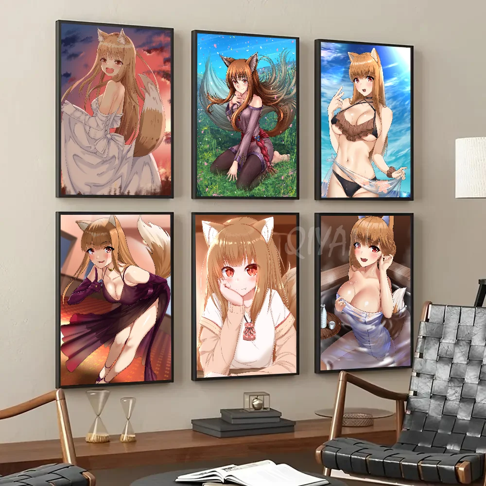 

Anime Spice And Wolf Horo Poster Paper Print Home Living Room Bedroom Entrance Bar Restaurant Cafe Art Painting Decoration