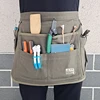 Fashion Half Waist Apron Canvas Multiple Pockets Adjustable Apron Horticultural Barber Tool Waist Apron For Men and Women