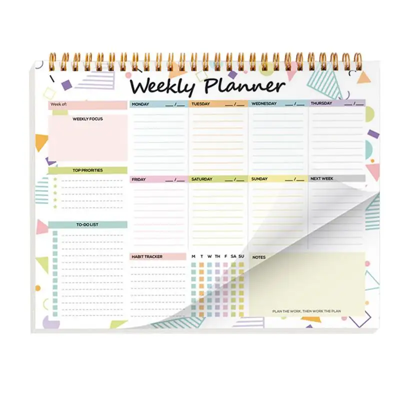 2024 Weekly Planner Notepad for Organization and Productivity