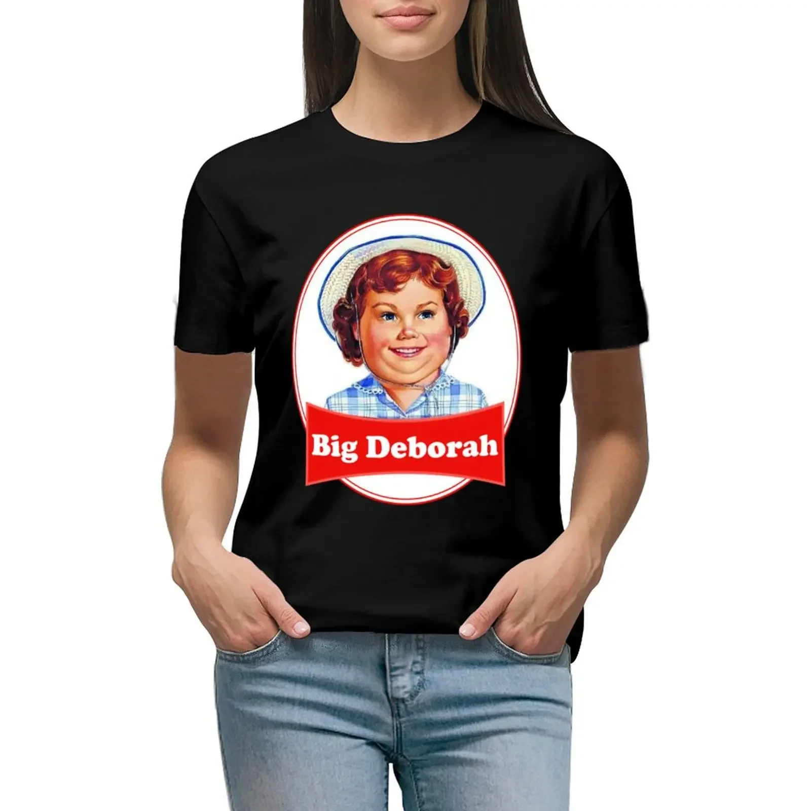 

Big Deborah T-shirt summer clothes cute tops spring clothes Women 2024