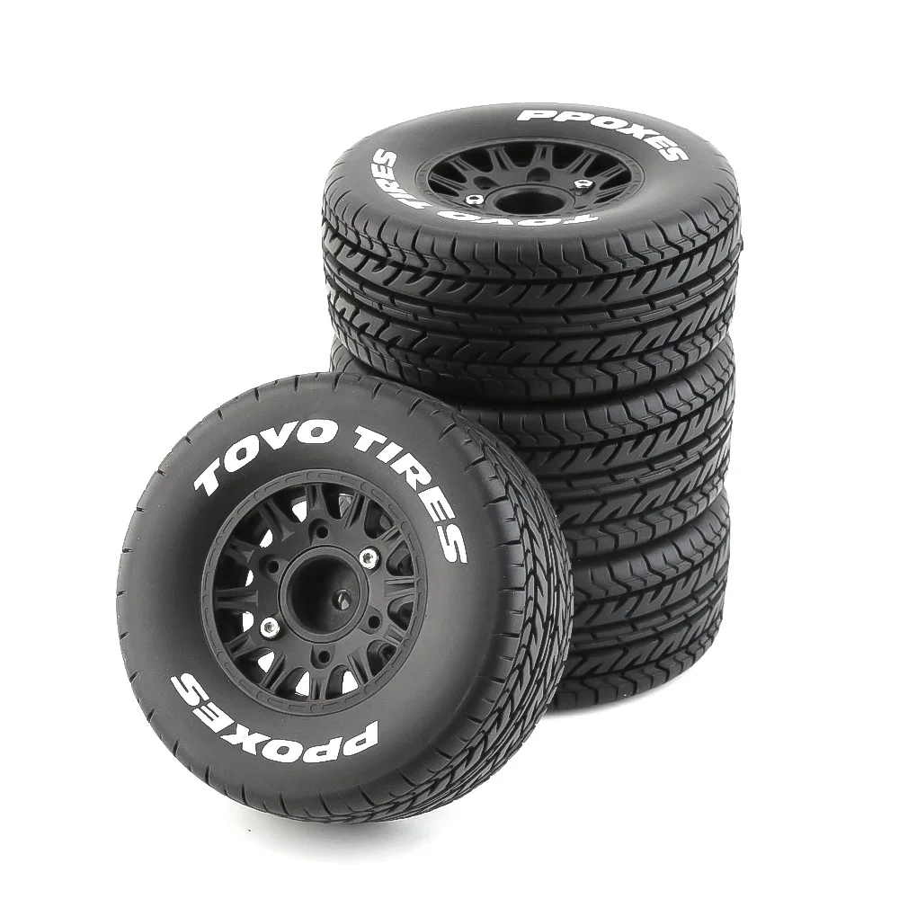 1 8 Scale Rc Wheels Tires Rubber Wheel Rc Racing Tires Car Tamiya