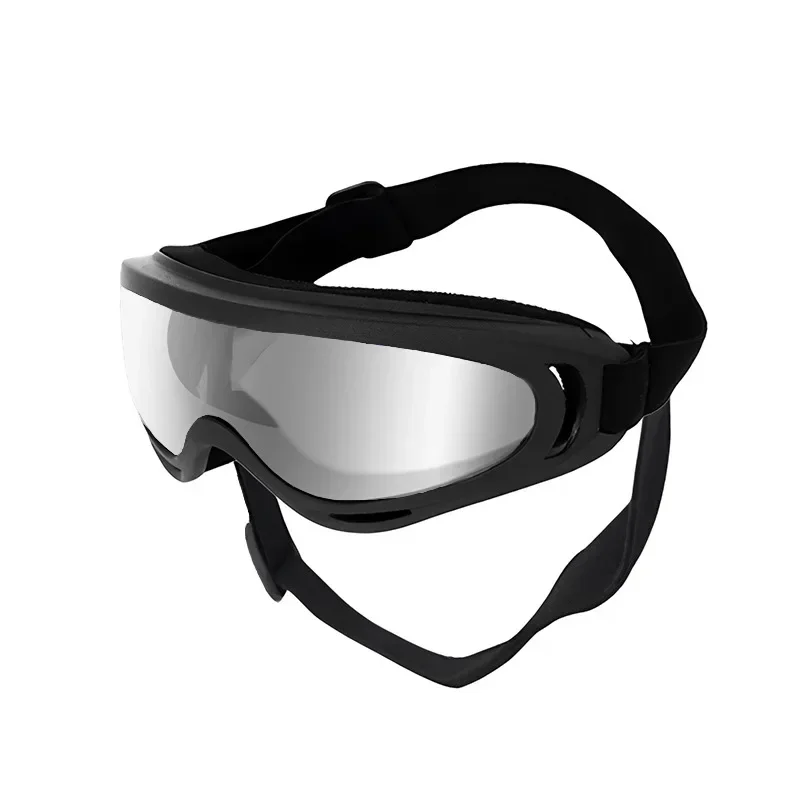 Adjustable Anti-UV Windproof Dog Goggles for Outdoor Eye Protection - Black