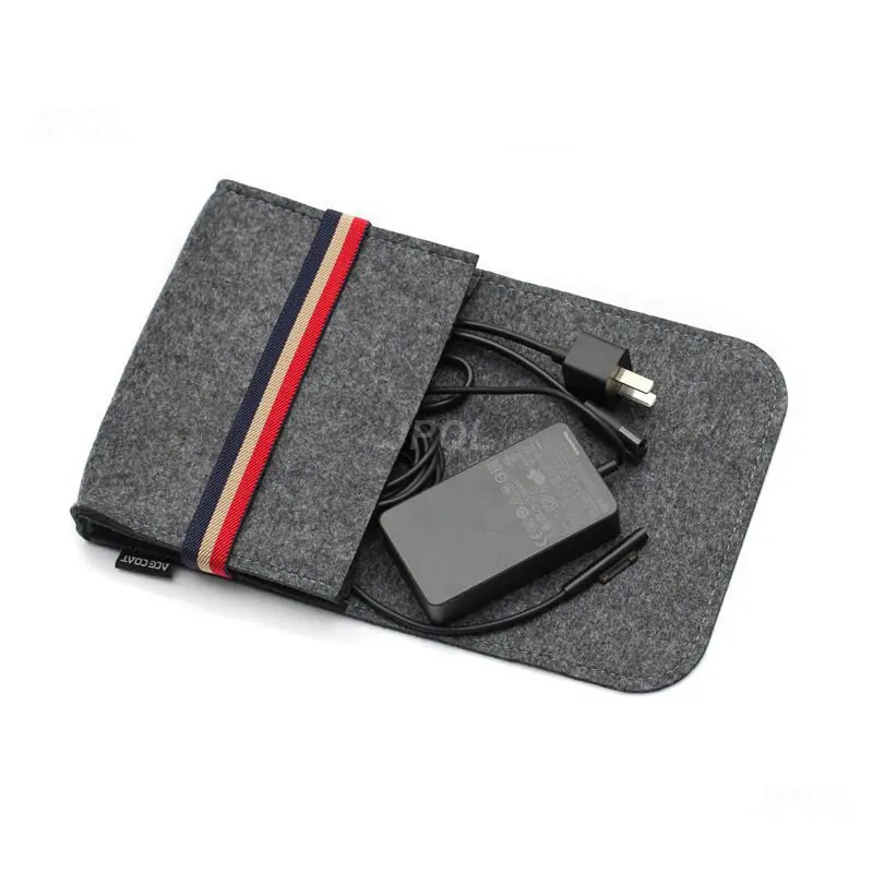 Power Bank Storage Bag For Data Cable Mouse Mini 2023 Gadgets Bags Multifunction Fashion Electronic Gadgets Felt Adapter Pouch