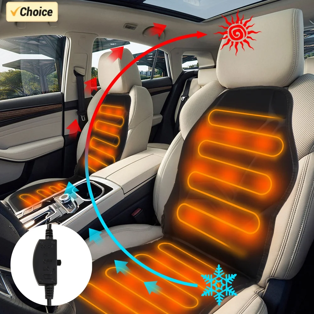 Universal 12V Car Heated Seat Cushion for Winter