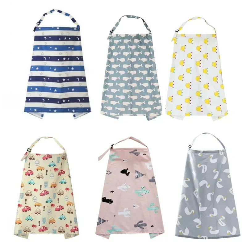 Breathable Baby Feeding Nursing Covers Mum Breastfeeding Nursing Poncho Cover Up Adjustable Privacy Apron Outdoors Cloth