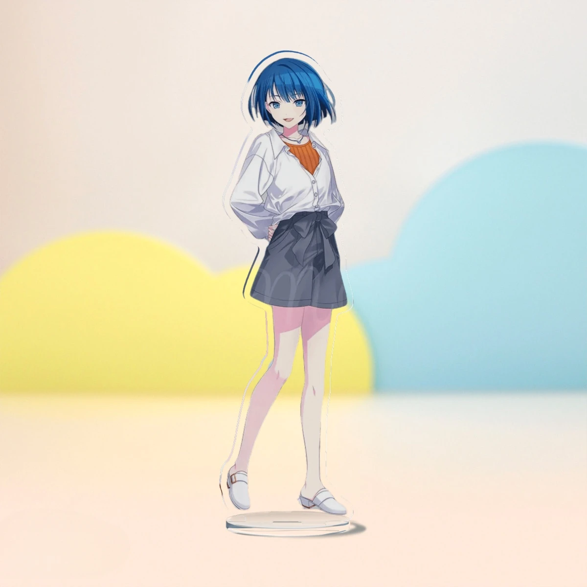 Project Sekai Colorful Stage Plate Desk Decor: Nightcord Collection Ornament Featuring Yoisaki Kanade & Asahina Mafuyu