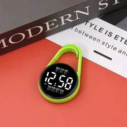 Luminous Waterproof LED Digital Display Portable Pocket Watch (Green)