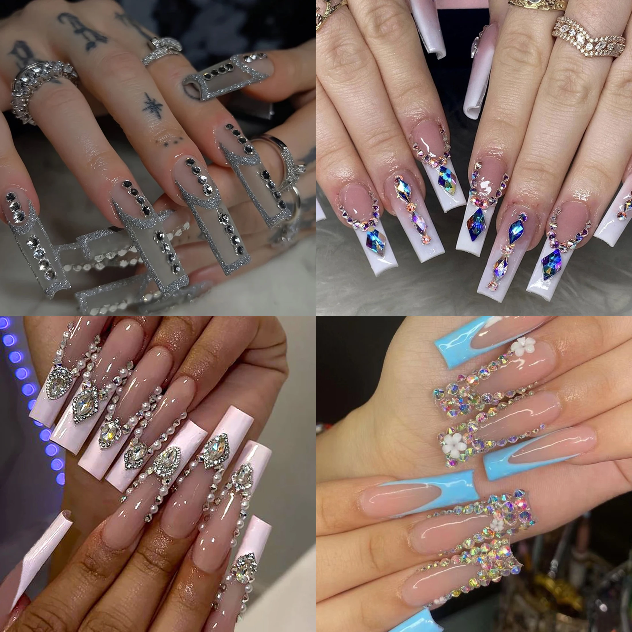 Nail Art Dotting Wax Pencil Set with Pencil Sharpener Stick Rhinestone Crystal Picker Professional Manicure Accessories Supplies 4