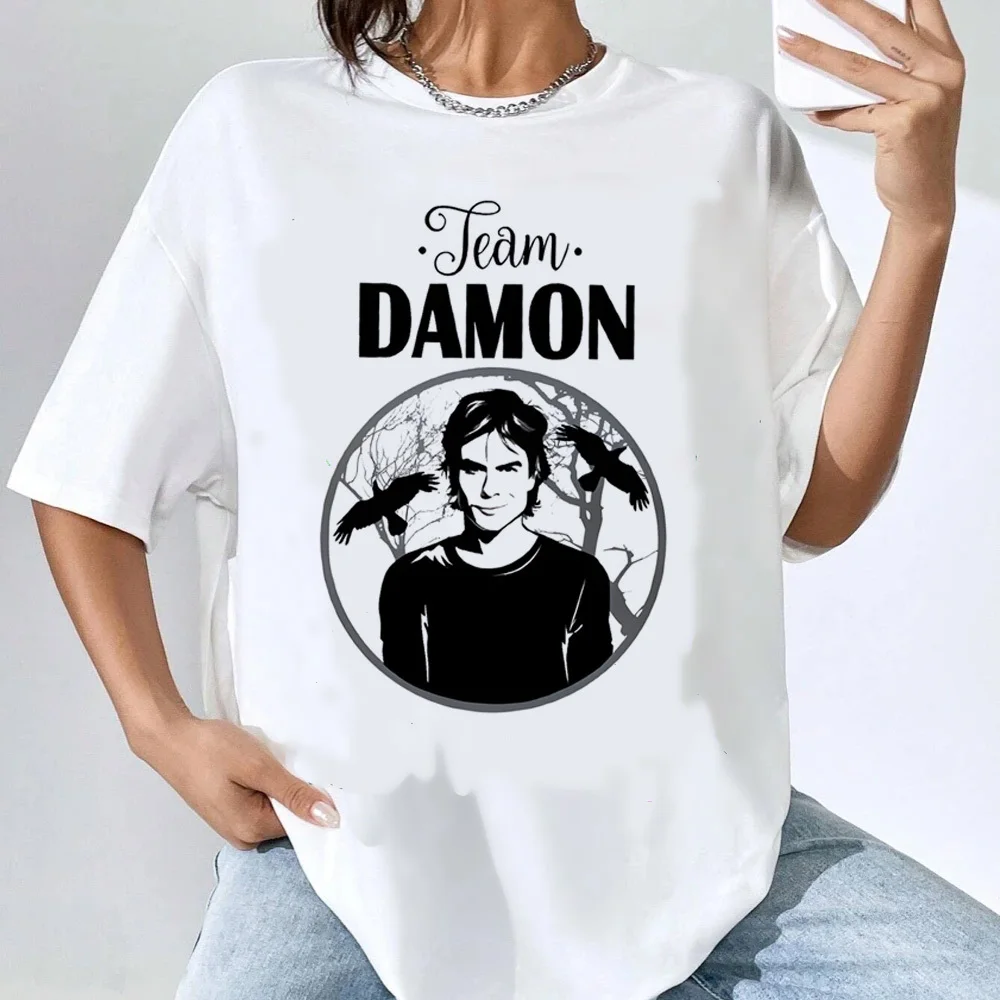 the Vampire Diaries tshirt female 2000s Y2k Punk Retro Colorful kawaii t shirt 80s Digital women Grunge streetwear harajuku 5