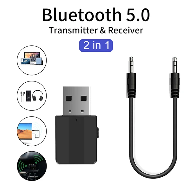 USB AUX Bluetooth 5.0 Car Kit Wireless Audio Receiver USB Dongle Adapter  for Car Radio MP3 Player Wireless Mouss No 3.5mm Jack - AliExpress