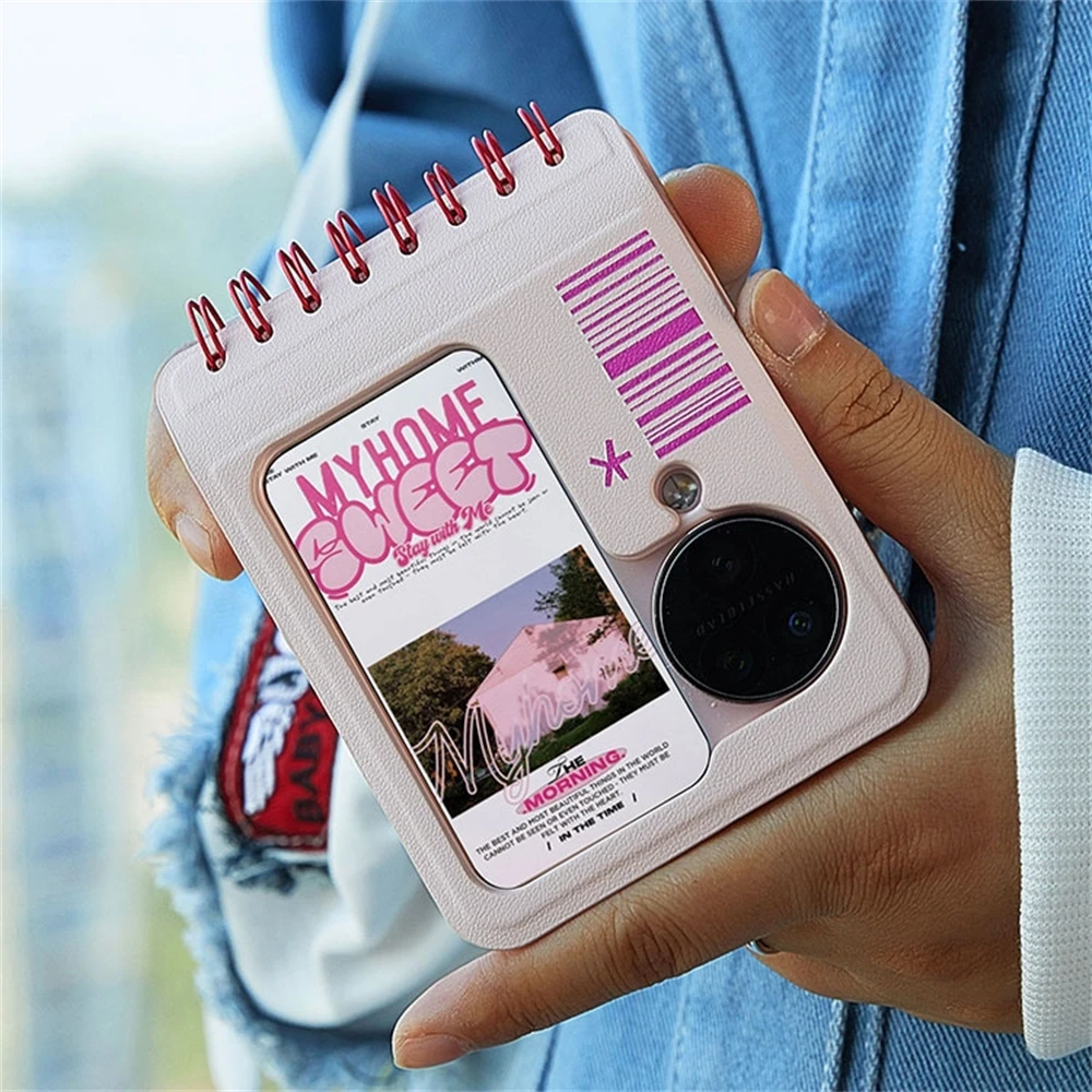 Adorable Y2K Notebook Style Phone Case – Cute and Lovely Japan Korean Girl Design