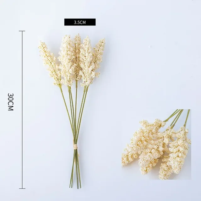 30cm 6 PCs Lavender Foam Artificial Flowers Bouque...