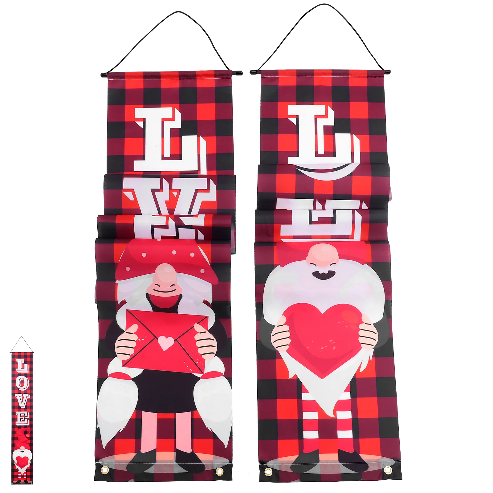 

Valentines Day Banner Love Welcome House Flag Emblems Outdoor Party Decoration Decorate