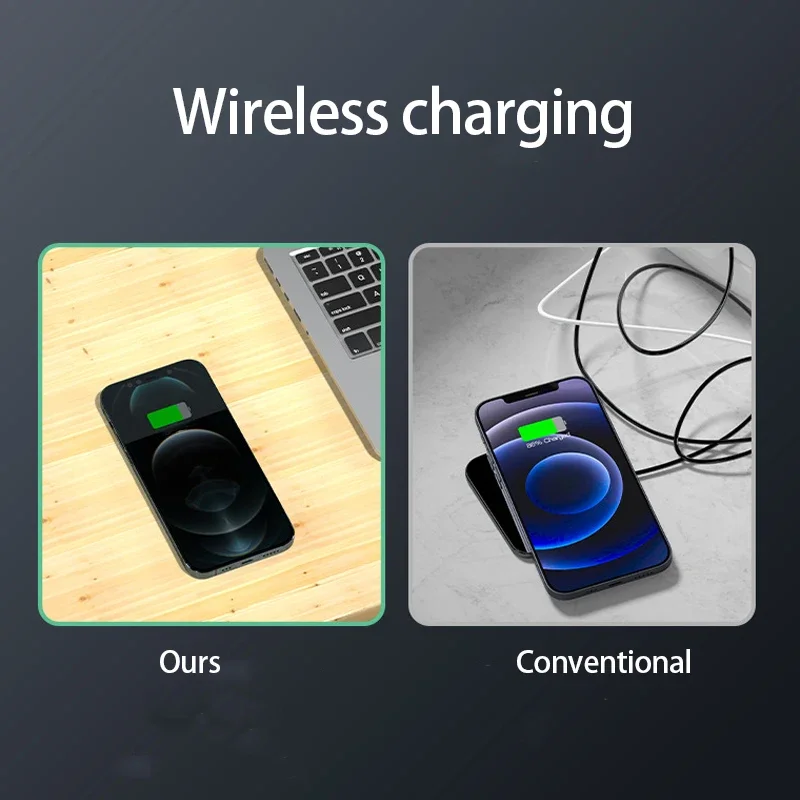 27mm Invisible Under Table Charger Furniture Fast Desk Wireless Charging Station For IPhone 15/14/13/12 Samsung_voghion.com