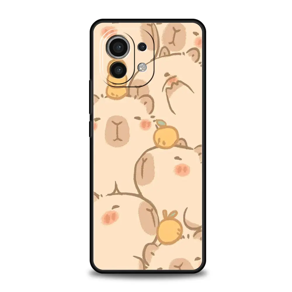 Capybara Couple Cartoon Soft Phone Case Cover