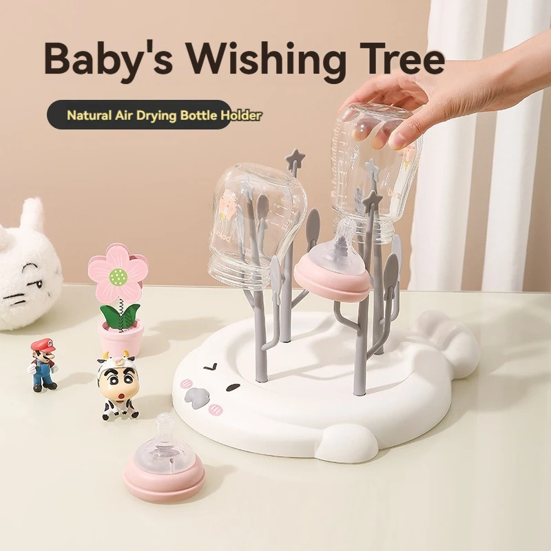 Ocean-Themed Draining Rack Cup Holder Plastic Cup Rack Kitchen Tea Stand Bottle Rack Jewelry Display bottle drying rack baby bottle drying rack feeding bottle drying rack baby bottle holder