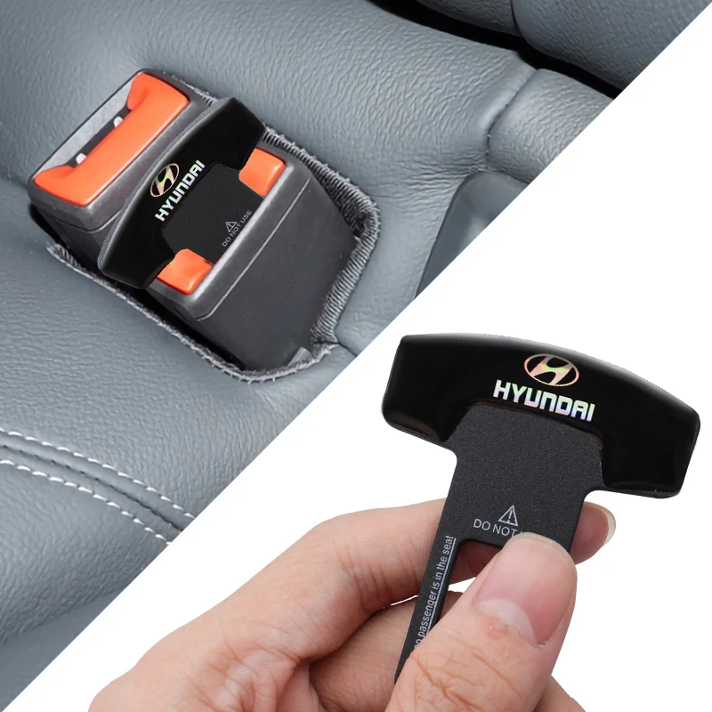 1/2pcs Car Safety Belt Plug Clip Car Seat Belt Buckle For Hyundai I10