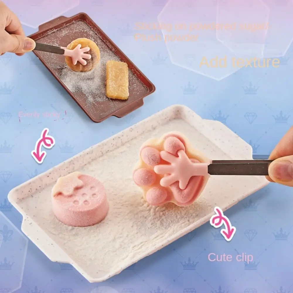 Cat Claw Pinching Toy Material Pack DIY Craft Blowable Bubble Cat Paw Mochi Material Pack Reusable Non-marking 4