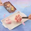 Cat Claw Pinching Toy Material Pack DIY Craft Blowable Bubble Cat Paw Mochi Material Pack Reusable Non-marking 4