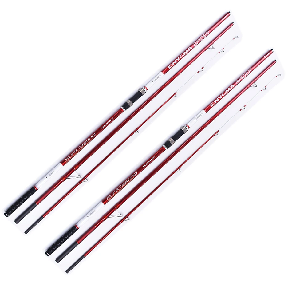 

2PCS/Pack 4.20M CW 100-200g Surf Casting Rod Slim Body High-Carbon Fiber 3 Sections CR KW Guide Ring Choice Webo DPS Reel Seat