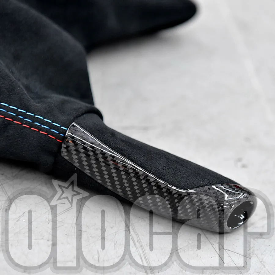 MP Style Carbon Brake Handle Handbrake E-brake With Boot for BMW F80 M3 F82 F83 M4 3Series F30 F31 4Series F32 F33 F36