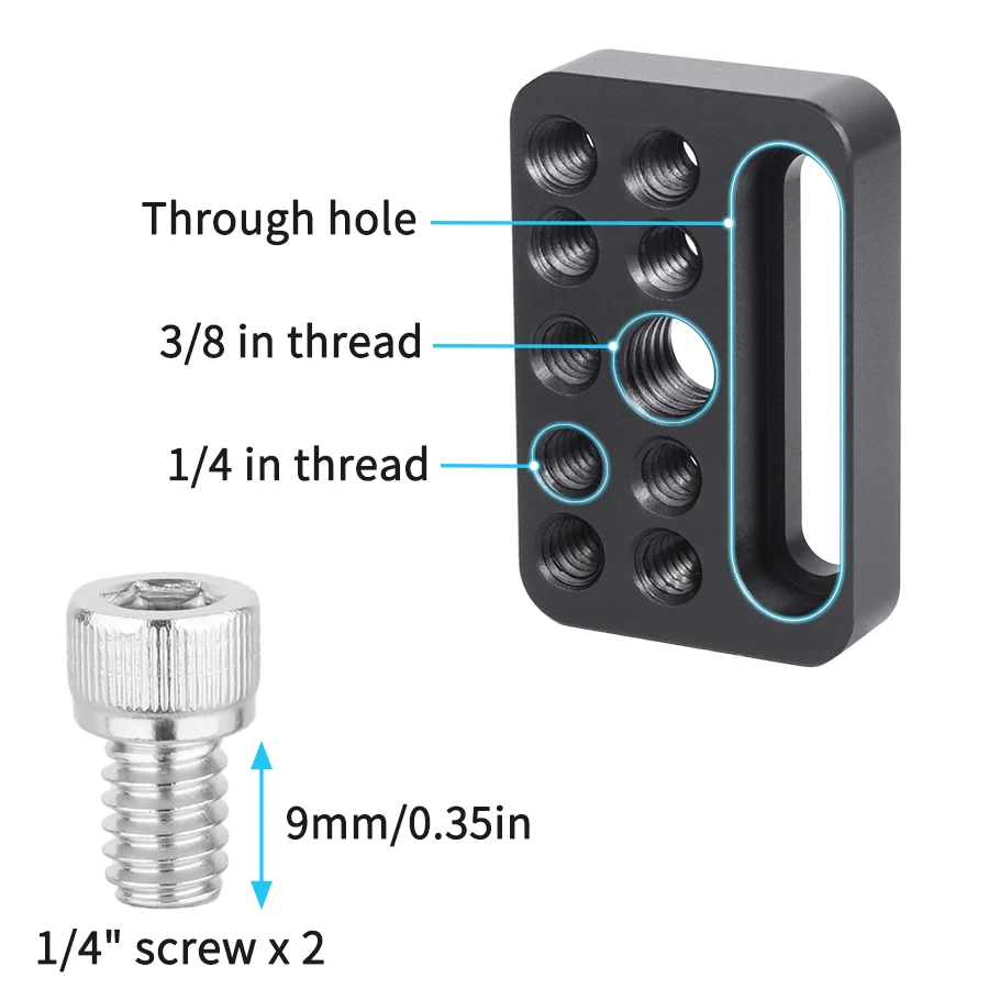 CP03 Multi-Functional Cheese Plate with 1/4" & 3/8" Threads,Porous Connection Qu