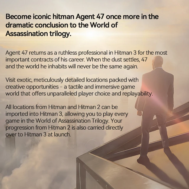 Hitman World of Assassination - Jogos PS4 e PS5