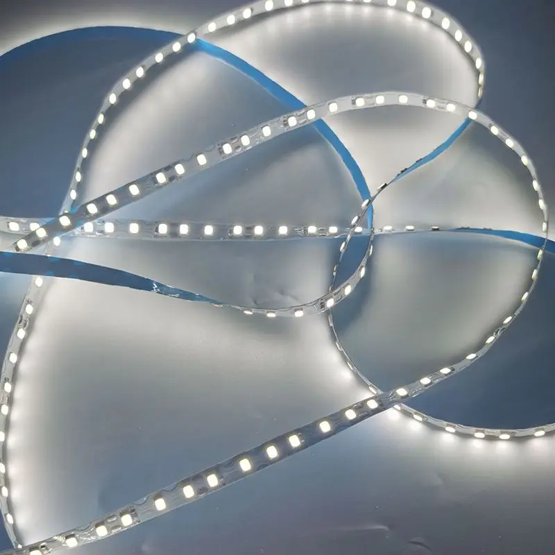 S 모양 2835 유연한 LED 조명 스트립 램프 5V 12V 따뜻한 흰색 빛 4000K 120LED/m 20m 네온 사인 벤딩 채널 문자
