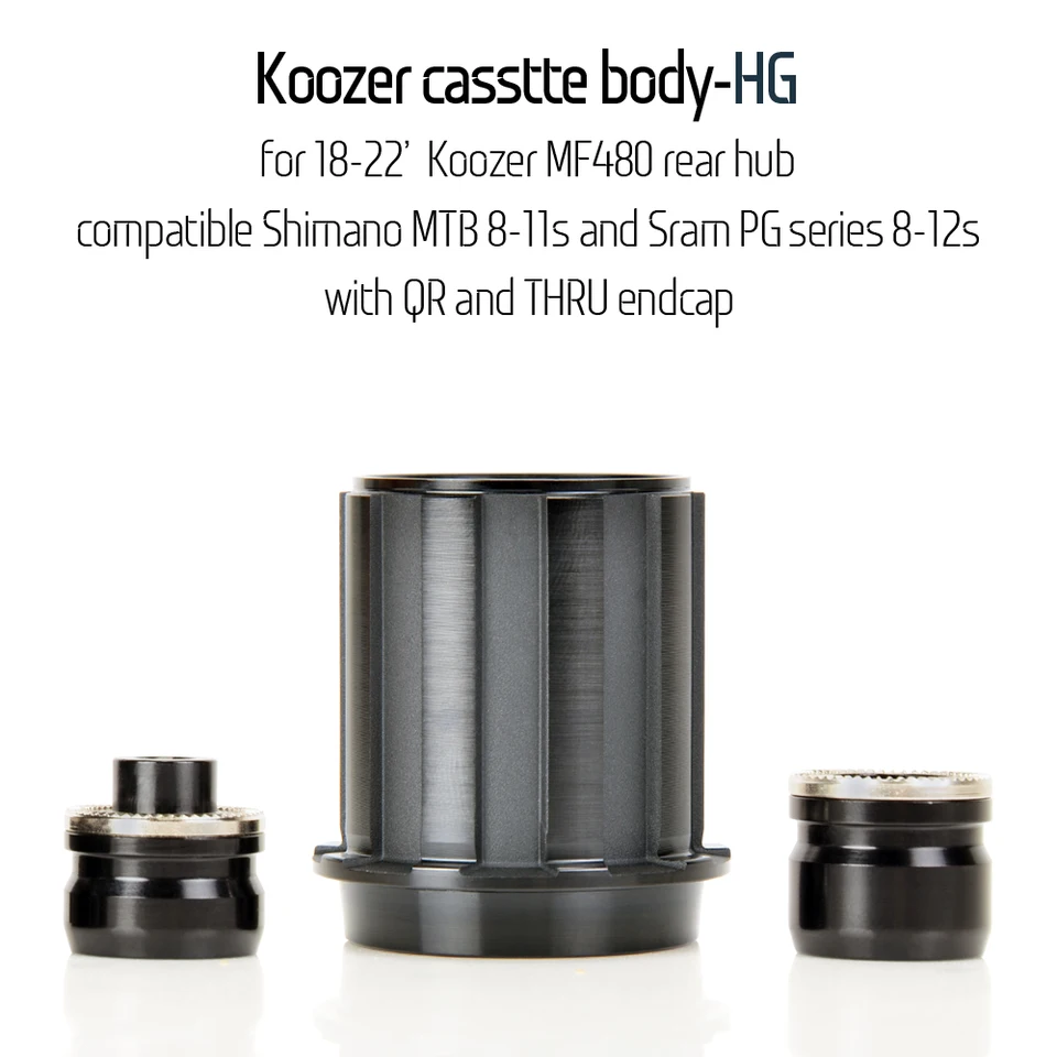 Koozer MTB Bicycle Hub Cassette Body for XM490 490pro MF480 CX420