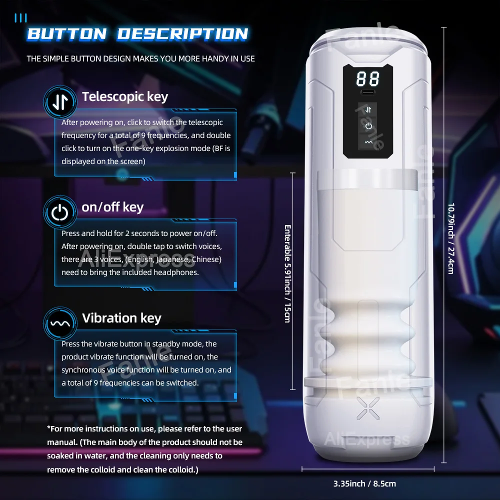 Automatic Male Masturbator 9 Telescopic Sucking Modes Masturbation Cup Electric Pocket Pussy Sex Toy For Men Adult Supplies male masturbator male masturbator cup male masturbation aid