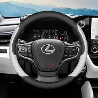 Leather Car Steering Wheel Cover for Lexus Is Es Es300h Rx Lbx Es350h Rx350 Rx500h Nx350h Nx450h Lx600 Accessories 2025 2026 2
