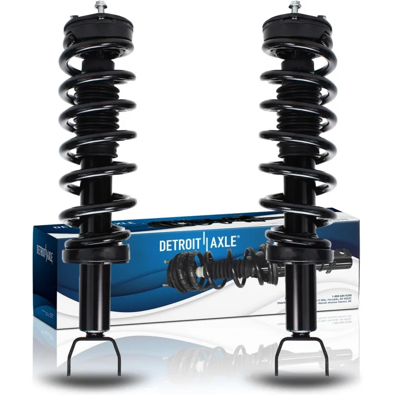

Detroit Axle - 2 Front Struts for 4WD 2009-2018 Dodge Ram 1500 [w/o Air Suspension] Complete Struts w/Coil Springs 2010 2011 201