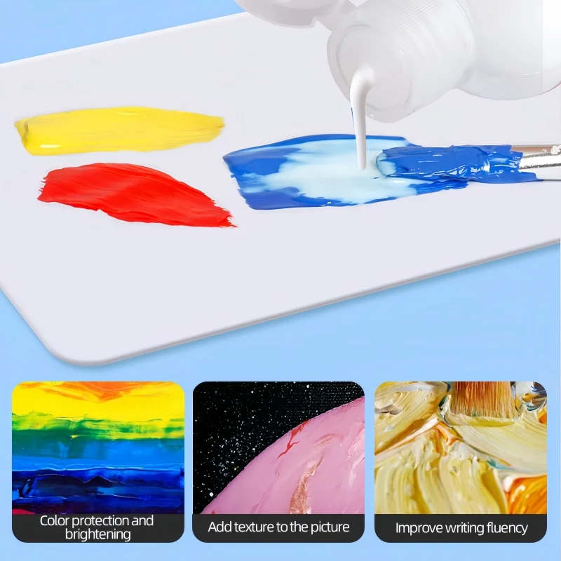 Chagall acrylic pigment special acrylic blend 120ml/250ml/500ml acrylic pigment white medium blend 4