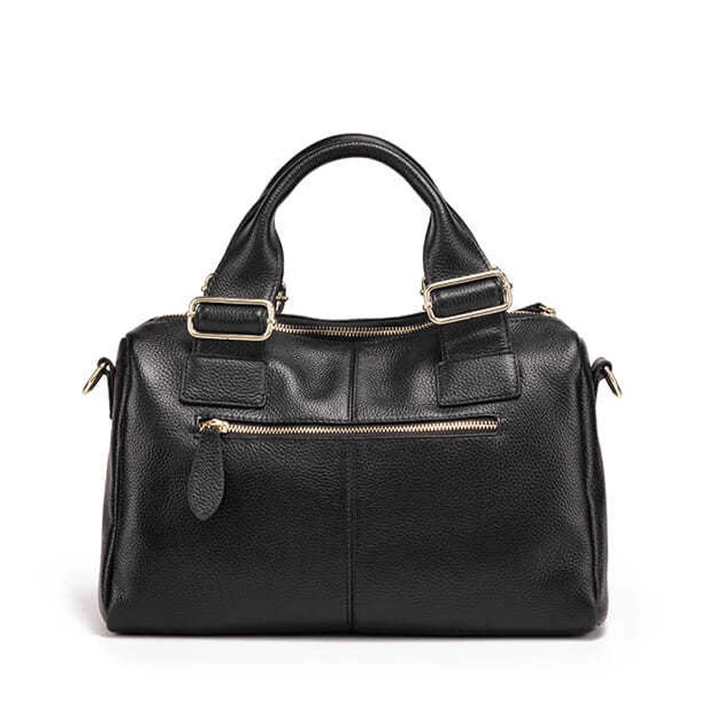 حقيبة يد نسائية من الجلد الطبيعي بنمط Aidrani-Leop...