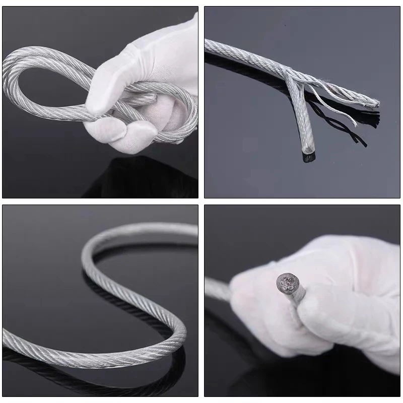 Cavo Rete 250 Clip Per Cavi In Fune Metallica Zincata - Diametro 1 - Foto 6