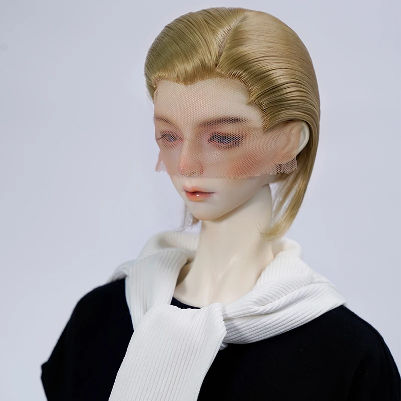 

Аксессуары для кукол 1/3 BJD, парик для кукол, для кукол, «сделай сам», модные короткие волосы, мужской стиль, черные парики, подарки для мальчиков, бесплатная доставка