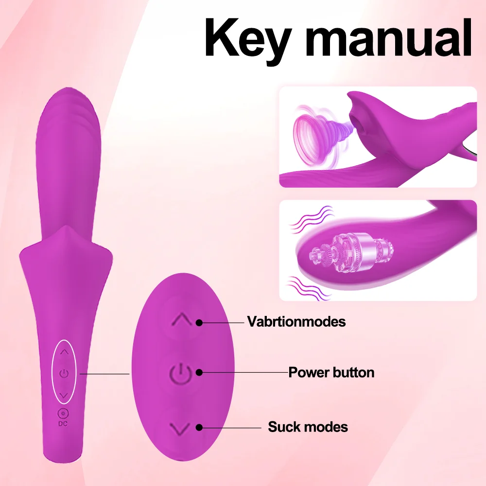 Sexualex Women's Toys Clitoris Sucker Vibrator Nipple Vagina Massage Vacuum Stimulator Dildo Masturbation Sex Toy JoinJJtoy