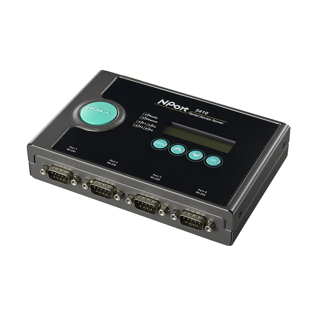 MOXA NPort 5410 4 포트 RS-232 직렬 포트 장치, 네트워킹 서버 독립 작동 모드