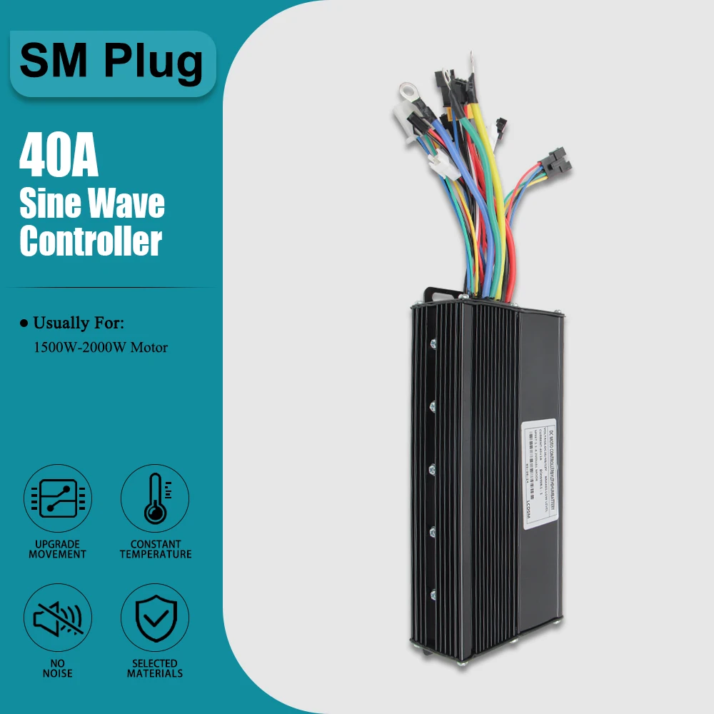 Kit De Conversion VAE - Contrôleur Onde Sinusoïdale 24V-72V 17A-60A + Écran S966 + Accélérateur