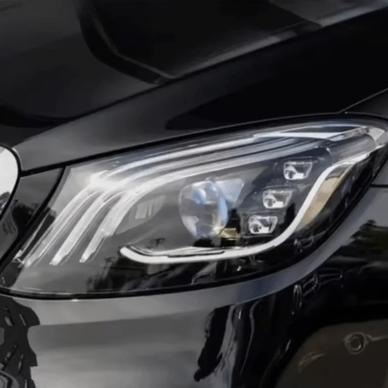 메르세데스 S 클래스 W222 2018 2019 2020용 화이트 LED DRL 보드 주간 주행등 LED 모듈 엔젤 아이즈 자동차 헤드라이트 DRL 칩