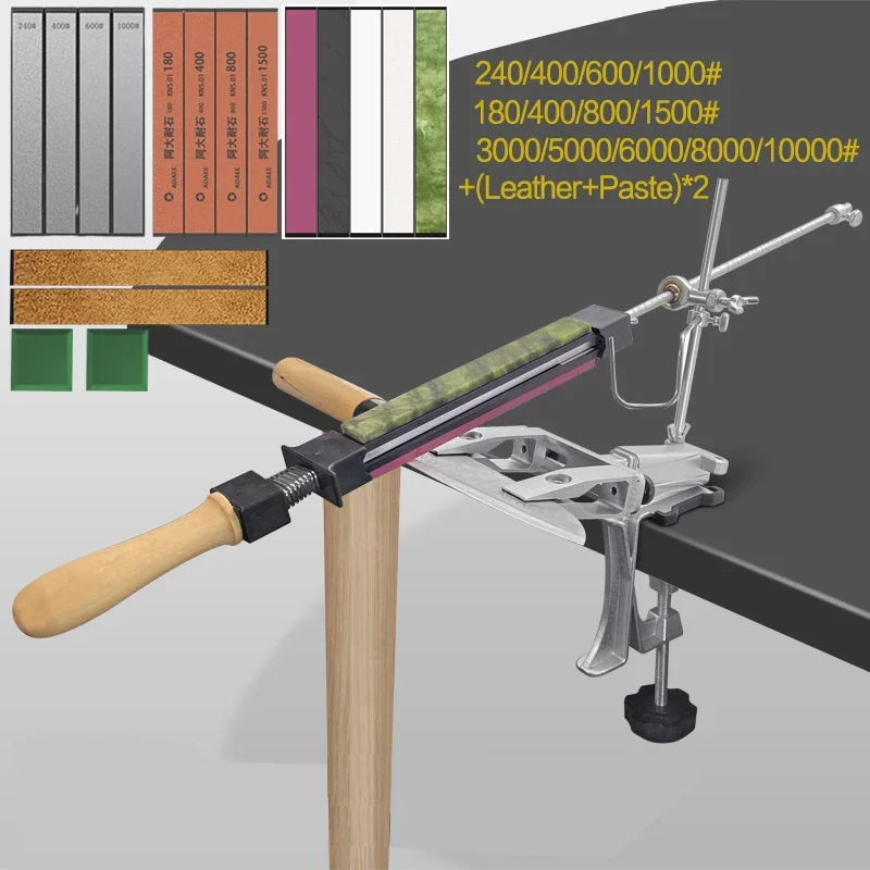 

2023 XK Fixed Angle Knife Sharpener Machine Professional Diamond Bar Sharpening Stone Grinding Whetstone Kitchen Tools Woodwork