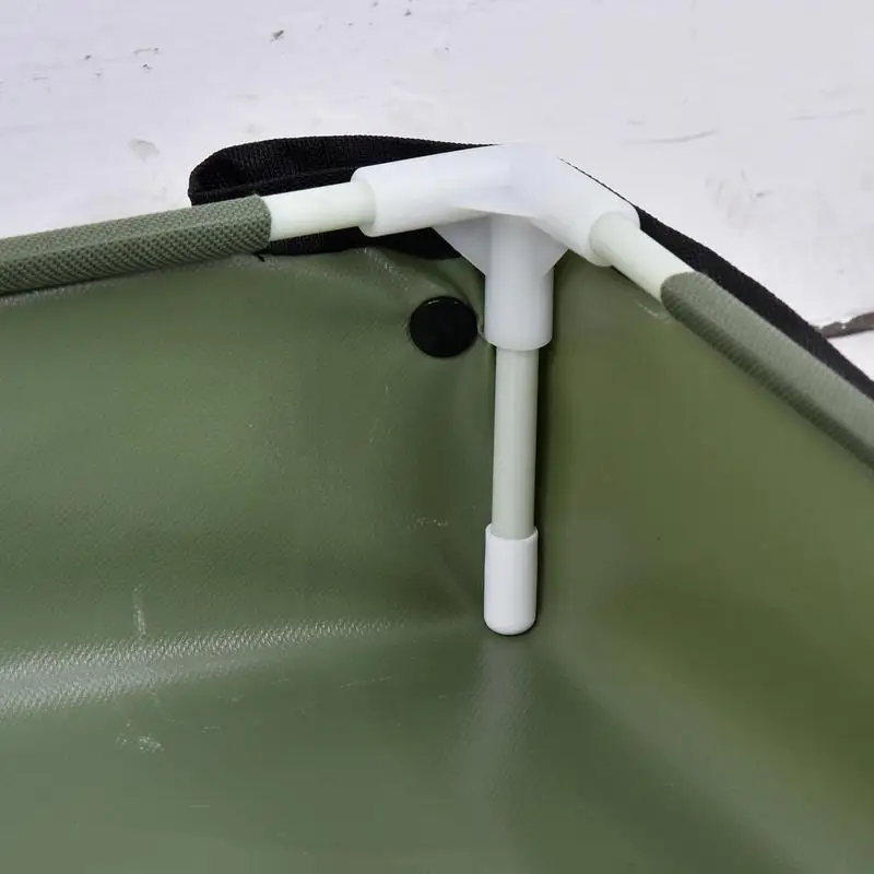 Shuhauk Small Shower Pan Foldable Camping Shower Tray 80x80x10cm Small