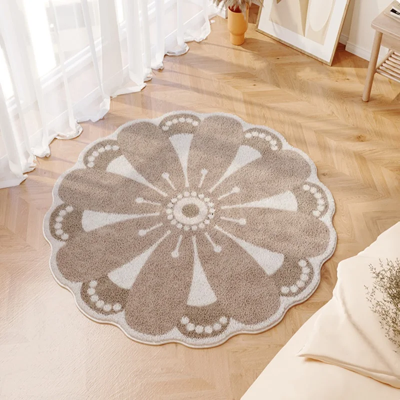 

13465 Hairy Rainbow Rugs for Children Bedroom Soft Furry Carpets Living Room Kids Baby Room Nursery Playroom Cute Room Decor Are